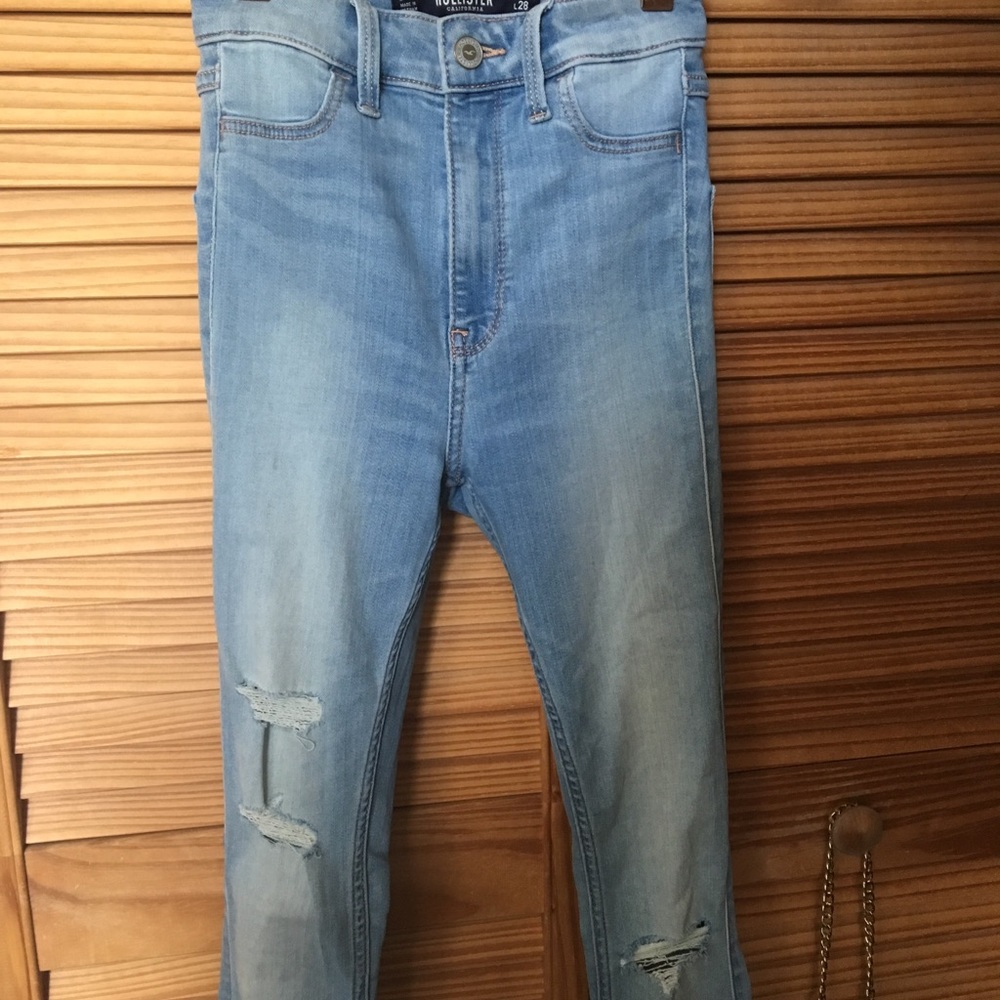 Hollister ripped skinny jeans size 00